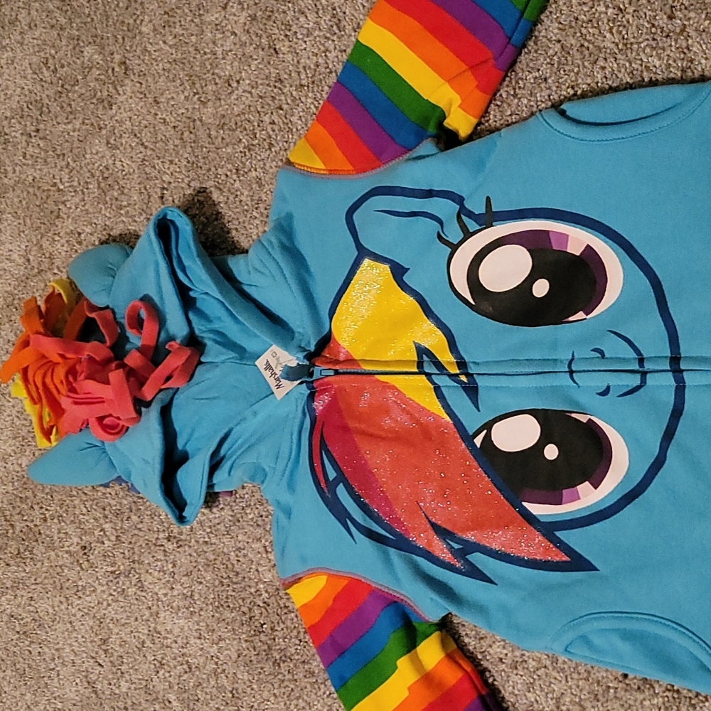 My little pony hoodie jacket NWT